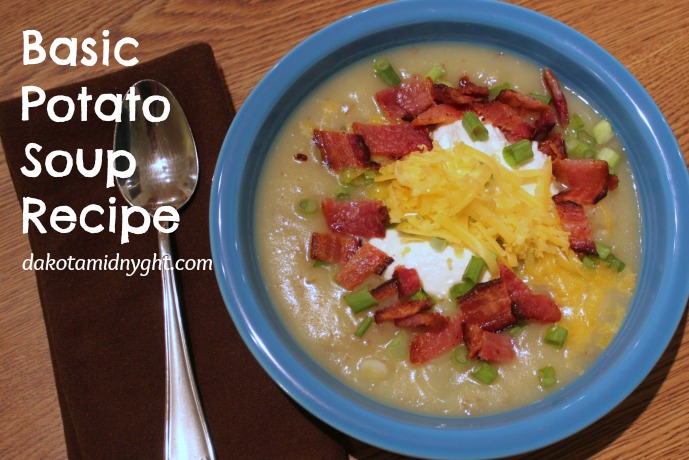 Basic Potato Soup Recipe | DakotaMidnyght.com